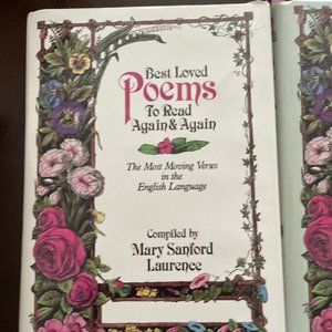 Second: Best Loved Poems to Read Again & Again - Mary S. Laurence (1989, HC, DJ)